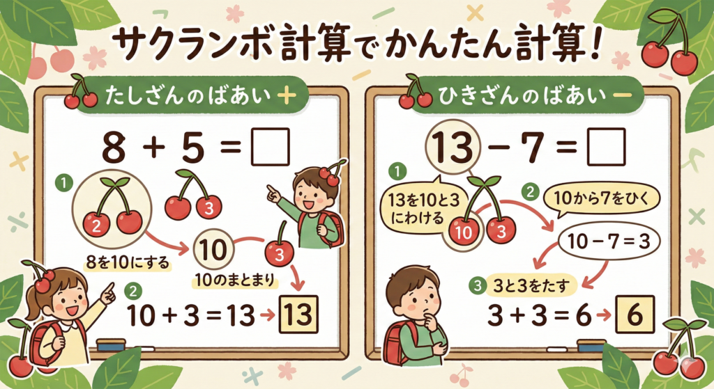 サクランボ計算